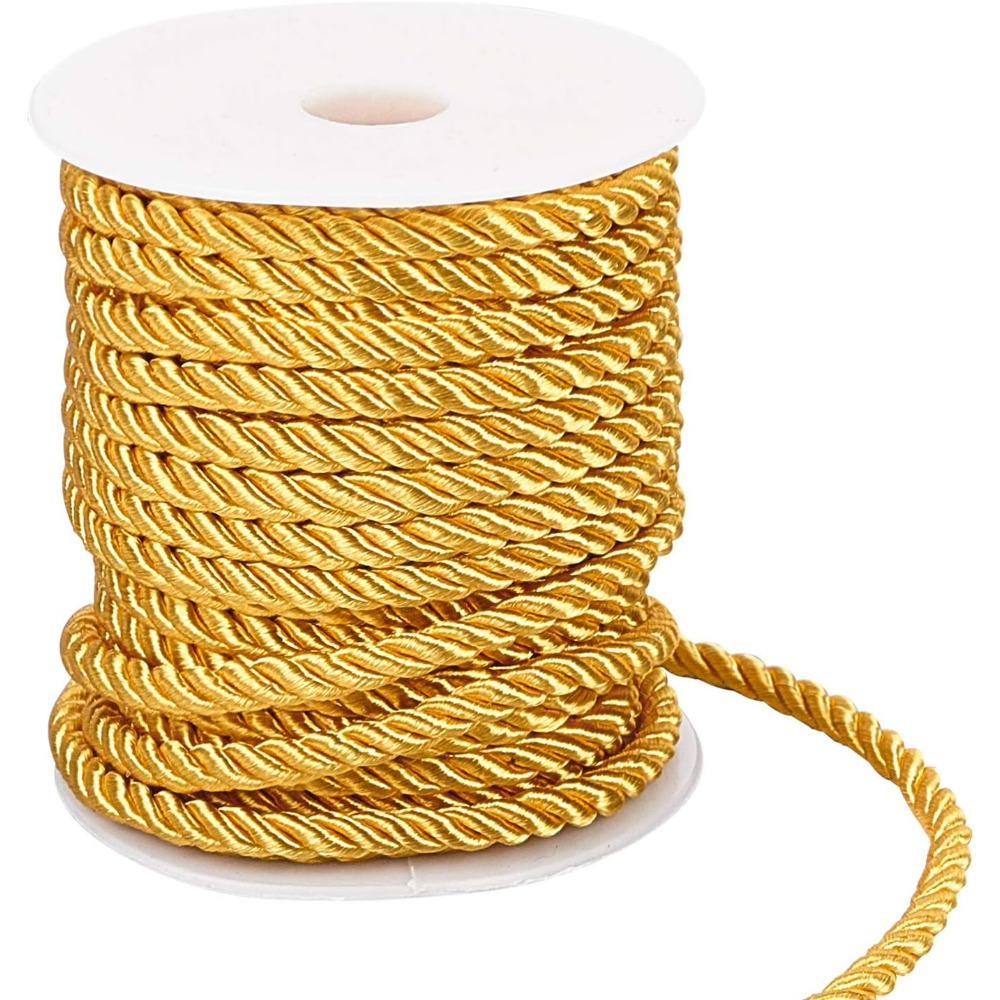 1 Roll 59 Feet Gold Cord 5mm T - đánh giá và giá Cord Trim Twisted