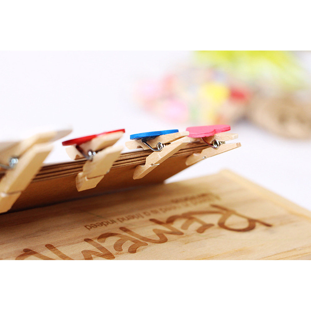 50Pcs Mini Wooden Clothespins  - đánh giá và giá Christmas Craft Embellishment