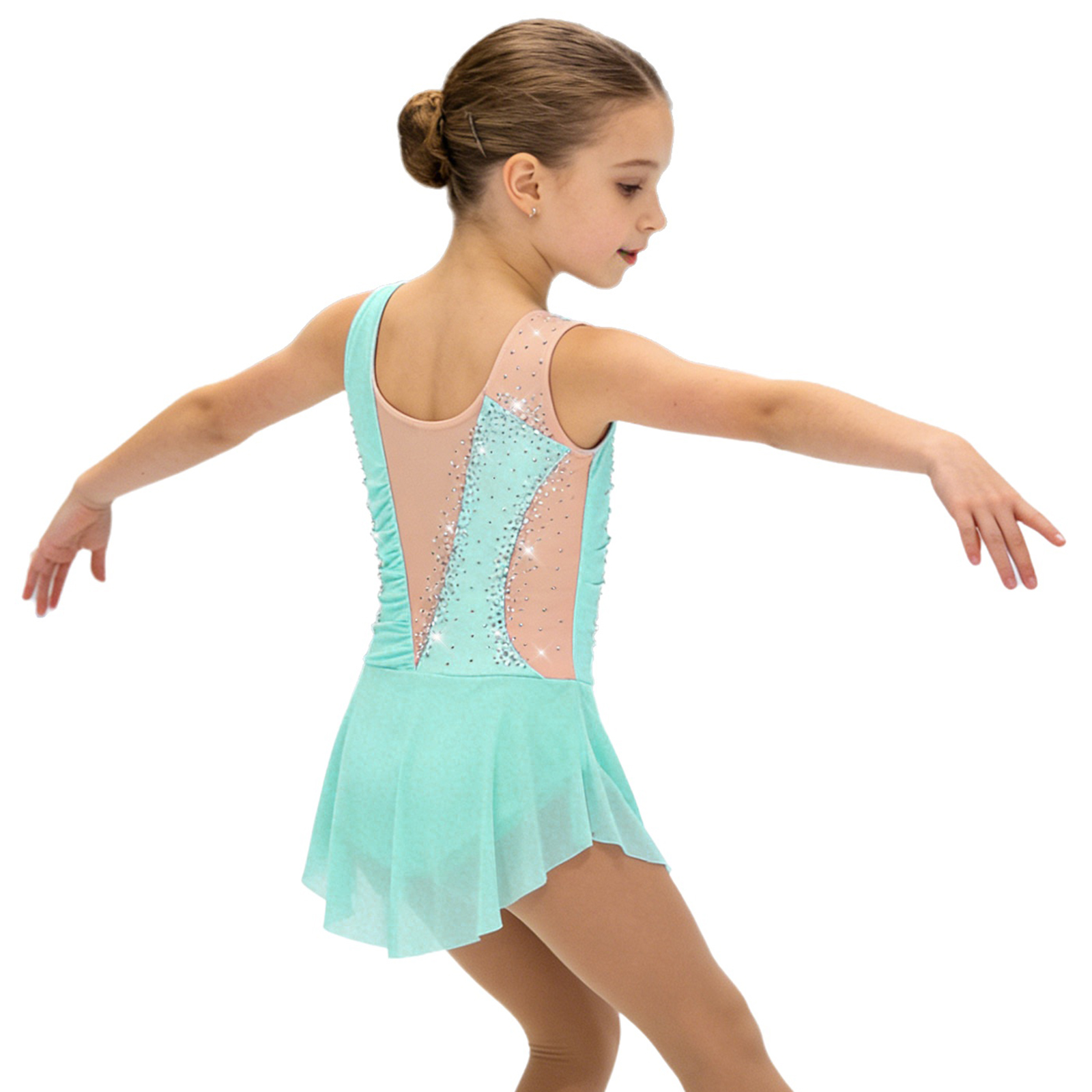 Kids Rhythmic Gymnastics Jerse - đánh giá và giá Rhinestone Banding Trim