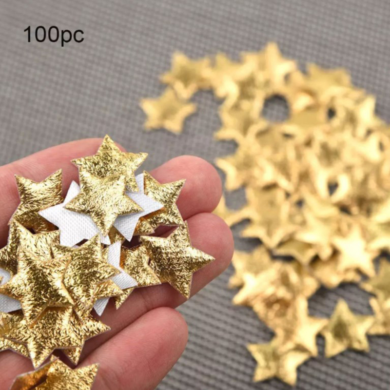 100Pcs Gold/Silver Stars For C - đánh giá và giá Christmas Craft Embellishment